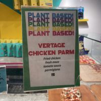 Vegan parm available   at Unregular Pizza - 37th St in New York City