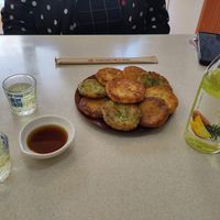 Pancakes at Bibibim in Busan