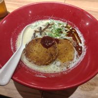 A. at Ippudo in Kanazawa