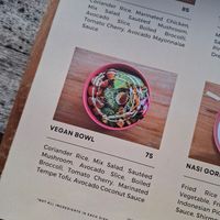 Vegan options at Jimmy Beach Cafe in Tabanan