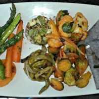 VEG PLATE at Backstreet Cafe in Houston