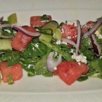 WATERMELON SALAD at Backstreet Cafe in Houston