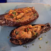 Imam vegetariana (di fatto vegana) at S'Agapo' Ristorante Greco in Bergamo