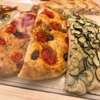 Focaccia vegana at Panificio Ciarrocchi Enrico in San Benedetto Del Tronto