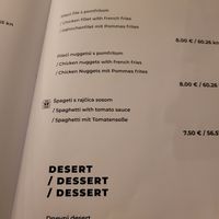 Menu at Gurman Ninski in Nin
