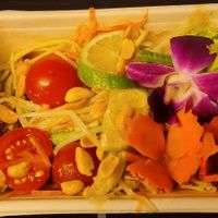 Papaya-Salat at Phra Nakhon in Baden