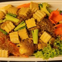 Gebrat. Glasnudeln mit Gemüse und Tofu at Phra Nakhon in Baden