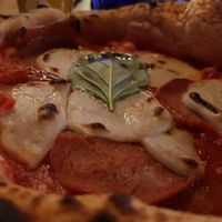 Salami mozarella pizza😁 at 60 seconds to Napoli in Hamburg