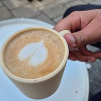 Cappuccino at Breadbox in Munich