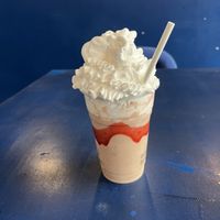 Strawberry Milkshakee  at Breadbox in Munich