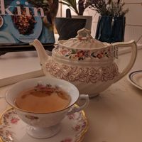 Lychee tea at Kiin in Toronto