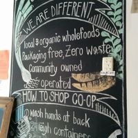 sign at Manly Food Co-operative in Manly