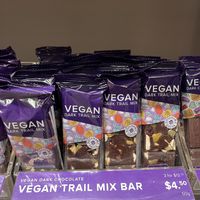 Vegan Dark Chocolate Trail Mix  Bar  at Purdys Chocolatier  in Vancouver