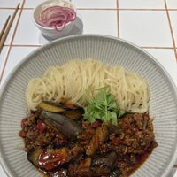 Eggplant noodles  at You Are What You Eat in Seoul