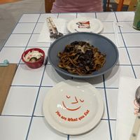 fusion jajjangmyeon pasta  at You Are What You Eat in Seoul