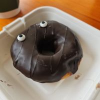 Chocolate donut at Veganature - 비건네이처 in Seoul
