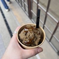 Soy roasted green tea gelato   at Sonoma in Miyajima