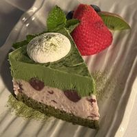 Matcha Green Tea Cake  at Shojin - Culver City in Culver City