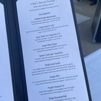 Tasting menu on of 8/01/22  at Shojin - Culver City in Culver City