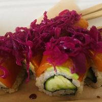 Rainbow 🌈 roll  at Shojin - Culver City in Culver City