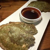 Shojin green gyoza  at Shojin - Culver City in Culver City
