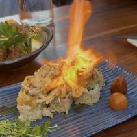 Potato Scallop Roll  at Shojin - Culver City in Culver City