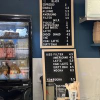 Menu  at Lobita in Biarritz