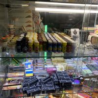 Some of the off-license products one can purchase...  at Marios Pizza in Swindon