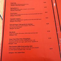 Was told dishes can be made vegan  at Thai Street Food in Worthing