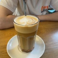 Oat milk latte  at When Dreams Come True in Berlin