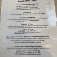 Menu - September 2023  at Sian O'Doherty at Ash Farm in Kilgetty