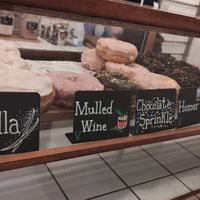 Donut options at Kilted Donut in Edinburgh