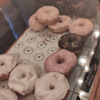 Donut options at Kilted Donut in Edinburgh