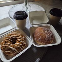Biscoff and jammy at Kilted Donut in Edinburgh