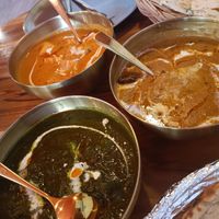 Tofu Palak, Tofu kurma, dhal #Veganuary at Ahaara Veda Indian in Koh Phangan