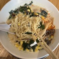 Spicy chestnut miso ramen   at The Ramen Butcher  in Vancouver