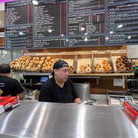 Counter   at Bagels on the Square in New York City