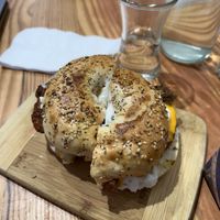 Vegan version of the Not 4 Vampires sandwich.  at Small Format in Providence