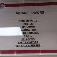 Vegan flavors at Mile Hi Popcorn and Gifts in Centennial