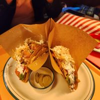 Hard tacos (tortilla chips)  at Hyeopjae Nachos in Jeju