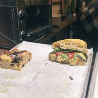   at Daniel's Focacceria in San Sebastian