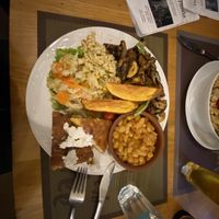 Vegetarian platter  at Veranda in Sarajevo