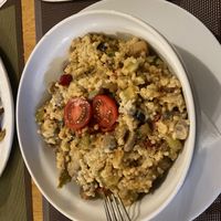 Vegetarian risotto   at Veranda in Sarajevo