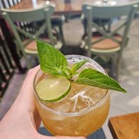 Cocktail (contains honey) at Ginger Farm Kitchen - Iconsiam in Bangkok