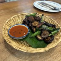 Shiitake mushrooms   at Ginger Farm Kitchen - Iconsiam in Bangkok