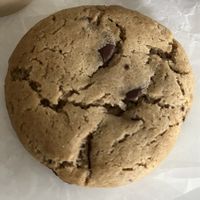 Vegan chocolate chip cookie.. sooooo good 🍪  at Vibrant Sunshine in Aspinwall