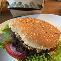 Vegan Burger  at Veganland in Krefeld