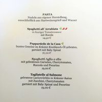 Speisekarte at Restaurant Worpsweder Bahnhof in Worpswede