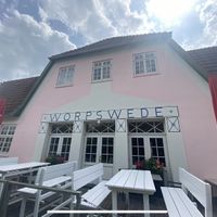 Historical train station in Worpswede   at Restaurant Worpsweder Bahnhof in Worpswede