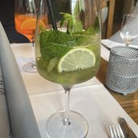 Alcohol free Hugo   at Restaurant Worpsweder Bahnhof in Worpswede